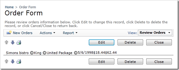 Order Form with custom template DataOnly Order Form with custom template DataOnly