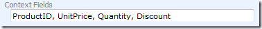 'Context Fields' in Code On Time Designer