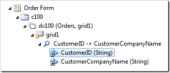CustomerID field in Code On Time Designer CustomerID field in Code On Time Designer