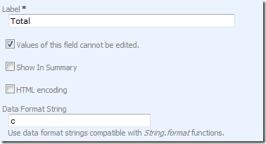 New 'Total' Field properties, Part 2