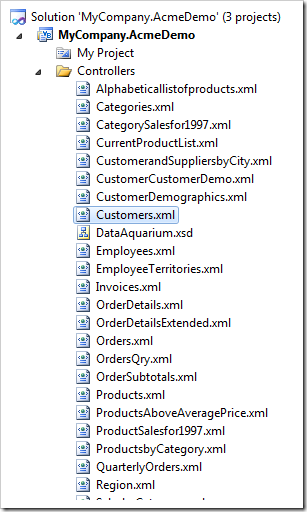 Data controllers in SharePoint Factory application