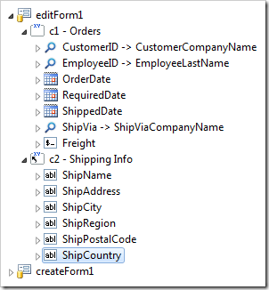 All shipping data fields have been moved into 'c2' category.