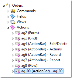 The action group was duplicated in the controller. If the scope is not action bar and an action group with that scope already exists, the clone will have action bar scope.