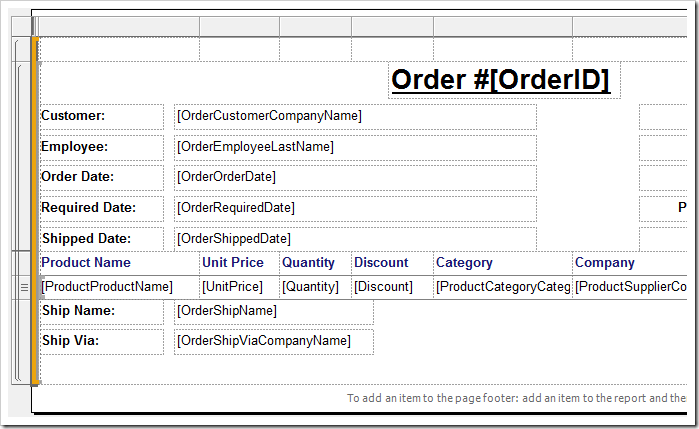 Minimizing the Customer column.