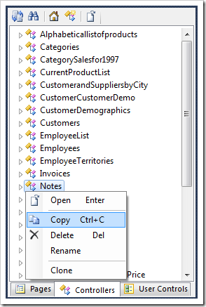 Copying the Notes controller.