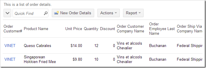 Extended Price action not displayed in view 'grid1'.