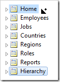 Dropping Hierarchy page onto Home page.