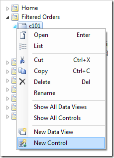 Adding a new control to container 'c101'.