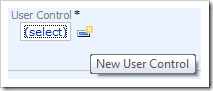 Creating a new user control.