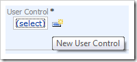 Creating a new user control.