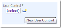 Creating a new user control.