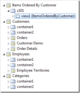 The controller has been bound to the page with a data view.