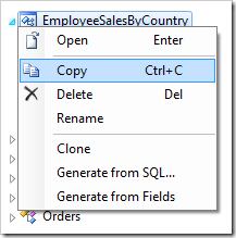 Copying the EmployeeSalesByCountry controller.