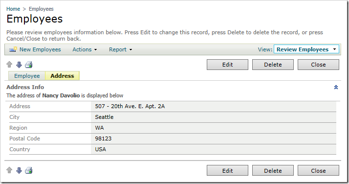 The Desktop user interface also displays field values in the category description.