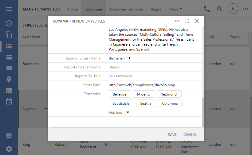 Material icons are now used in the implementation of right/down/up arrows in lookups.