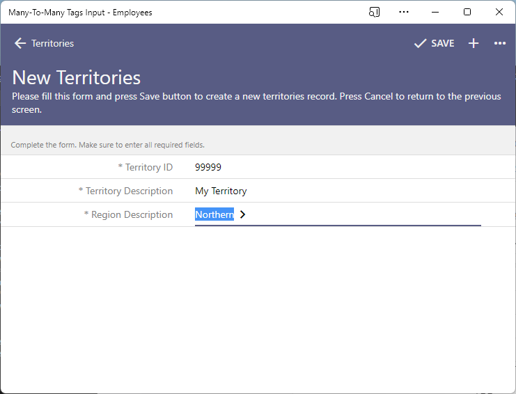 Many-To-Many Tags Input | Forms, Reports, Apps. Build and deploy ...